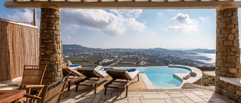 Mykonos Divino 1 - 1 bedroom Sea View Villa with private pool | Terrace/patio