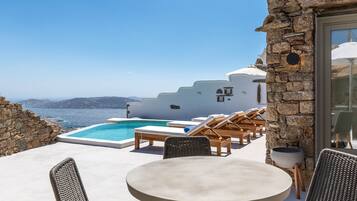 Mykonos Divino 6 - Sea View Studio with private pool | Terrace/patio