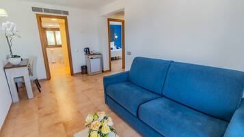 Suite, 1 chambre, terrasse, vue piscine