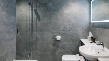 Hair dryer, towels