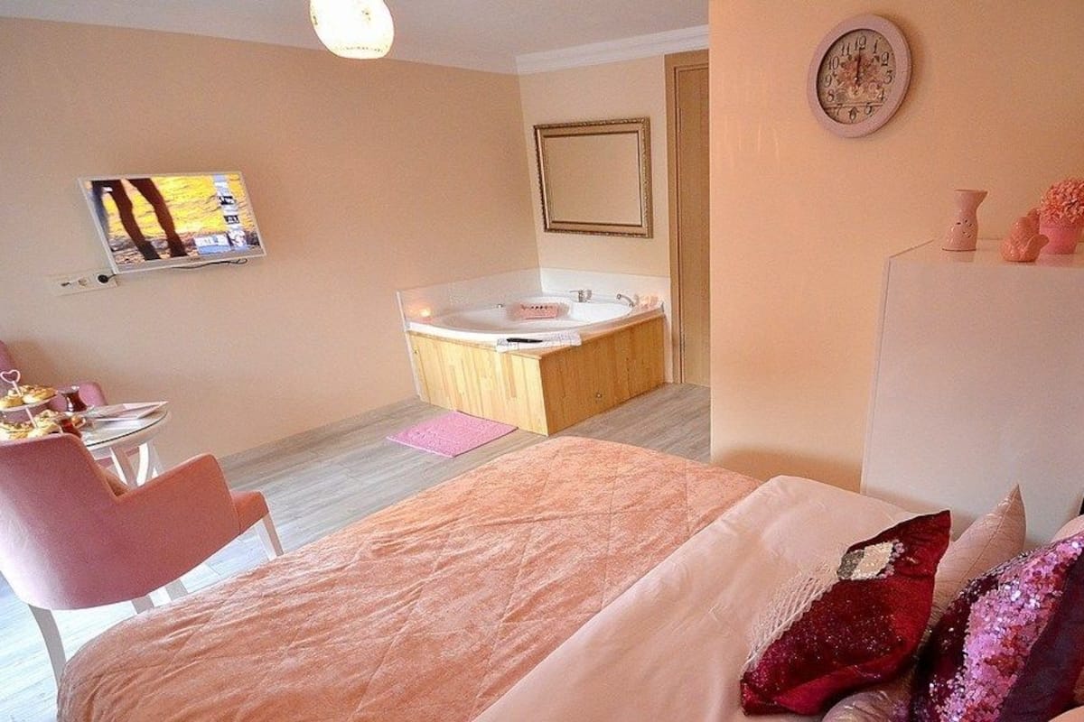 Deluxe Double Room, Fireplace, River View | Iron/ironing board, free WiFi