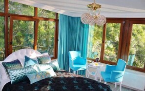 Deluxe Double Room, Fireplace, Garden View | Iron/ironing board, free WiFi