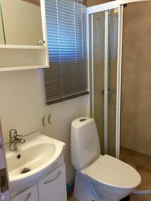 シャワー、ヘアドライヤー、タオル