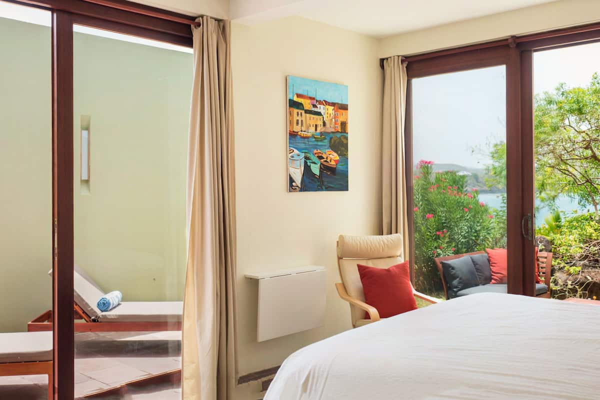 Garden Villa, 1 or 2 Bedrooms, Ocean View | 8 habitaciones y ropa de cama de alta calidad