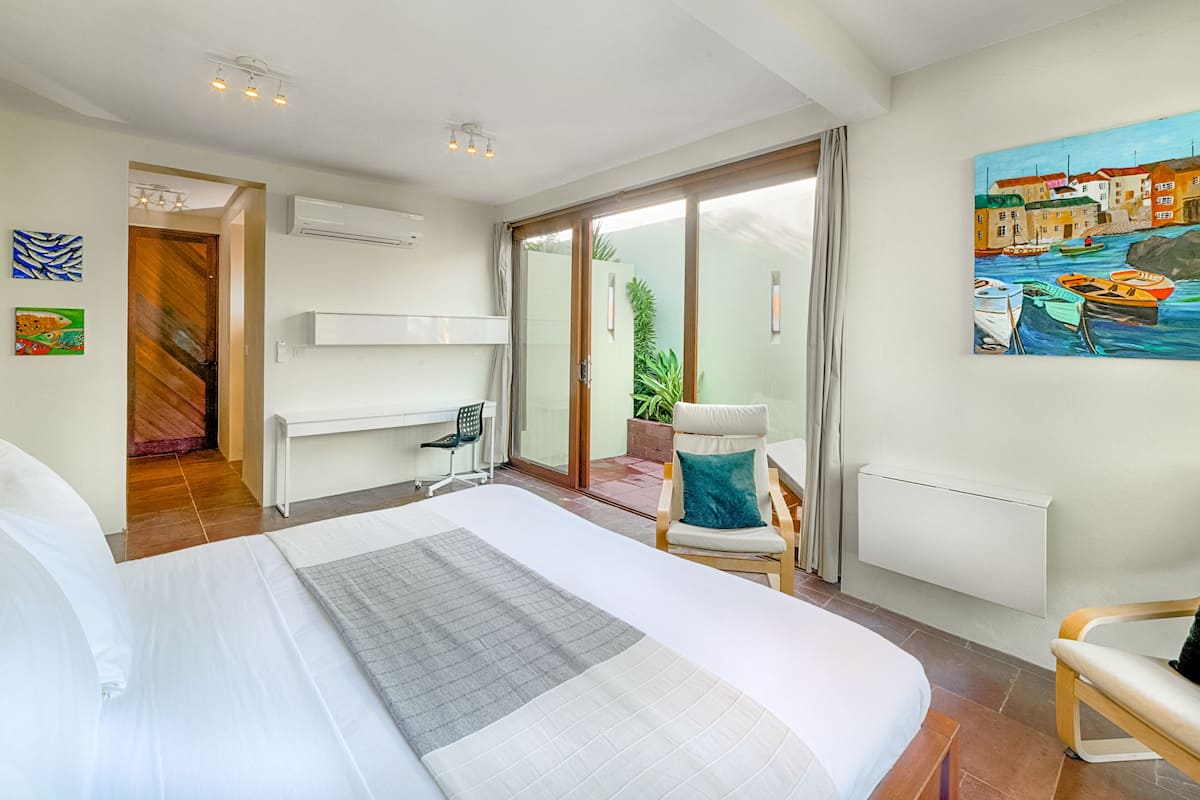 Garden Villa, 1 or 2 Bedrooms, Ocean View | 8 habitaciones y ropa de cama de alta calidad