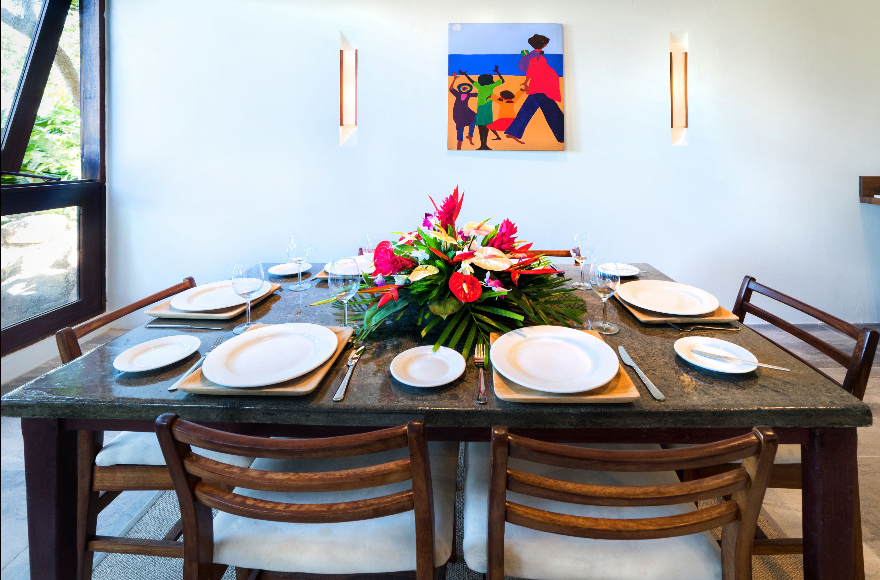 ocean view luxury 3 bedroom villa | in-room dining