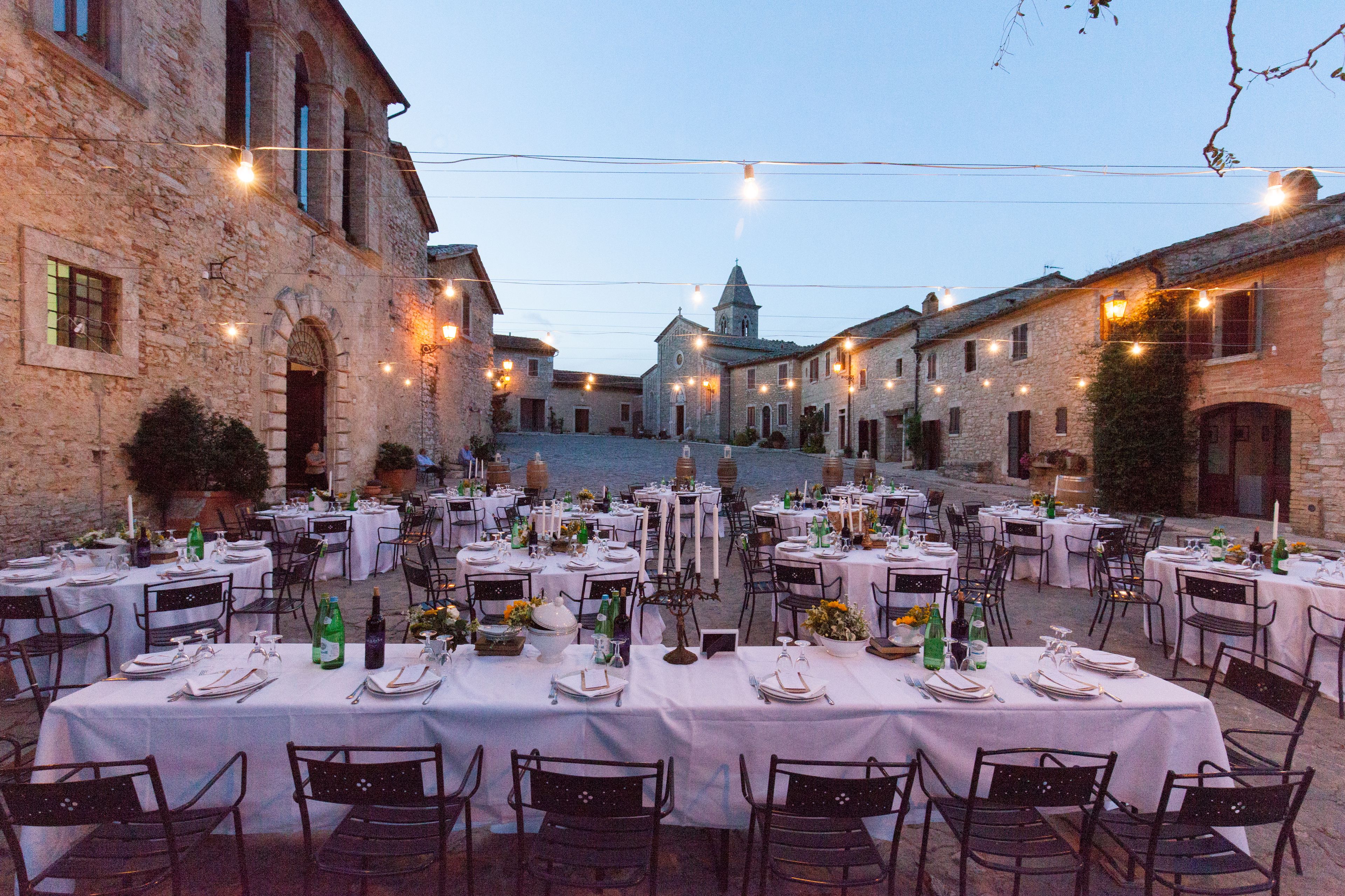 Zona para bodas al aire libre