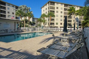 Condo, 2 Bedrooms | Outdoor pool - Estero Cove 411 2 Bedroom Condo by Redawning (Fort Myers Beach)