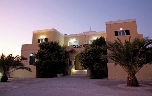 Overnatningsstedets facade