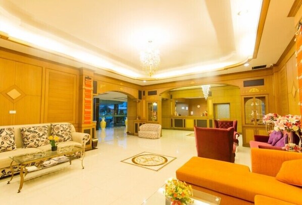 Sala de estar en el lobby