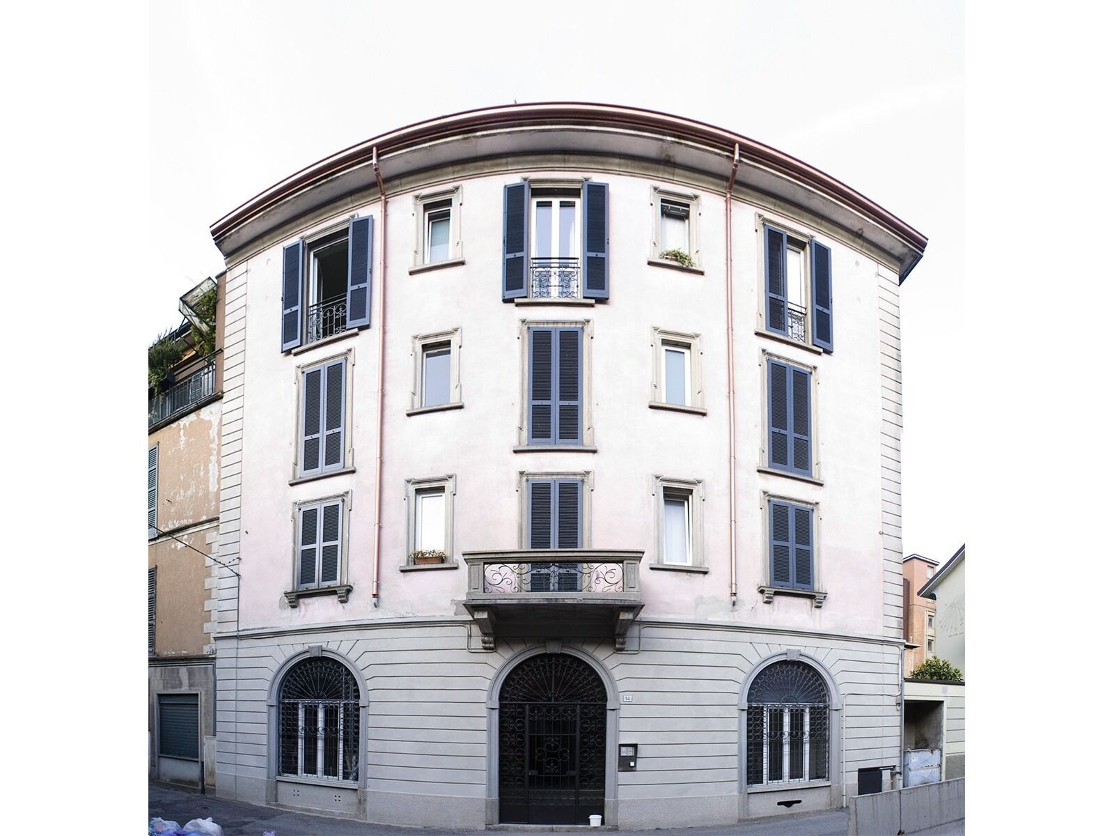 Blick von der Unterkunft