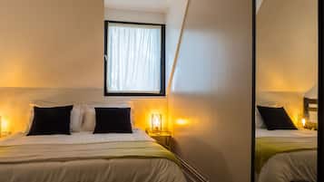 1 chambre, fer et planche à repasser, Wi-Fi, draps fournis