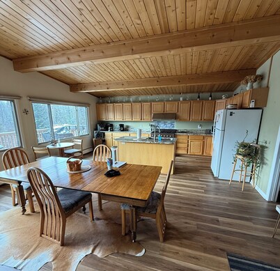 Riverfront Retreat AuSable River Fireplace + XC Ski and Snowshoe Trail Access