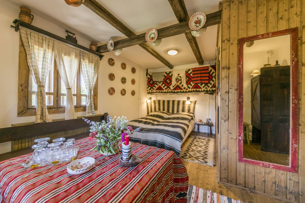 Quarto casal tradicional, 1 quarto, vista para o jardim, no jardim | Ferros/tábuas de passar roupa, berços (sobretaxa)