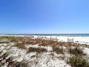 On the beach