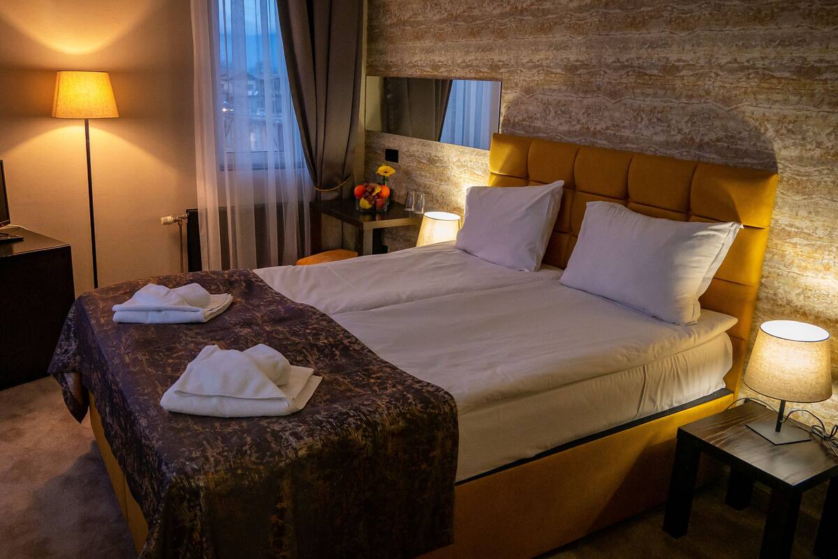 Standard Double Room Single Use, 1 Queen Bed | Minibar, desk, blackout drapes, iron/ironing board (on request)