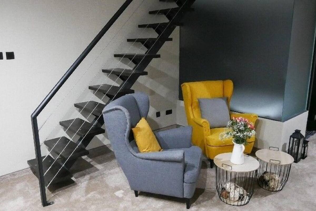 Economy Penthouse, 1 Bedroom | Living area | Flat-screen TV