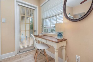 Interior - Peacock · Bright Beachy King Bed Condo · Half Mile to Beach (Indialantic)
