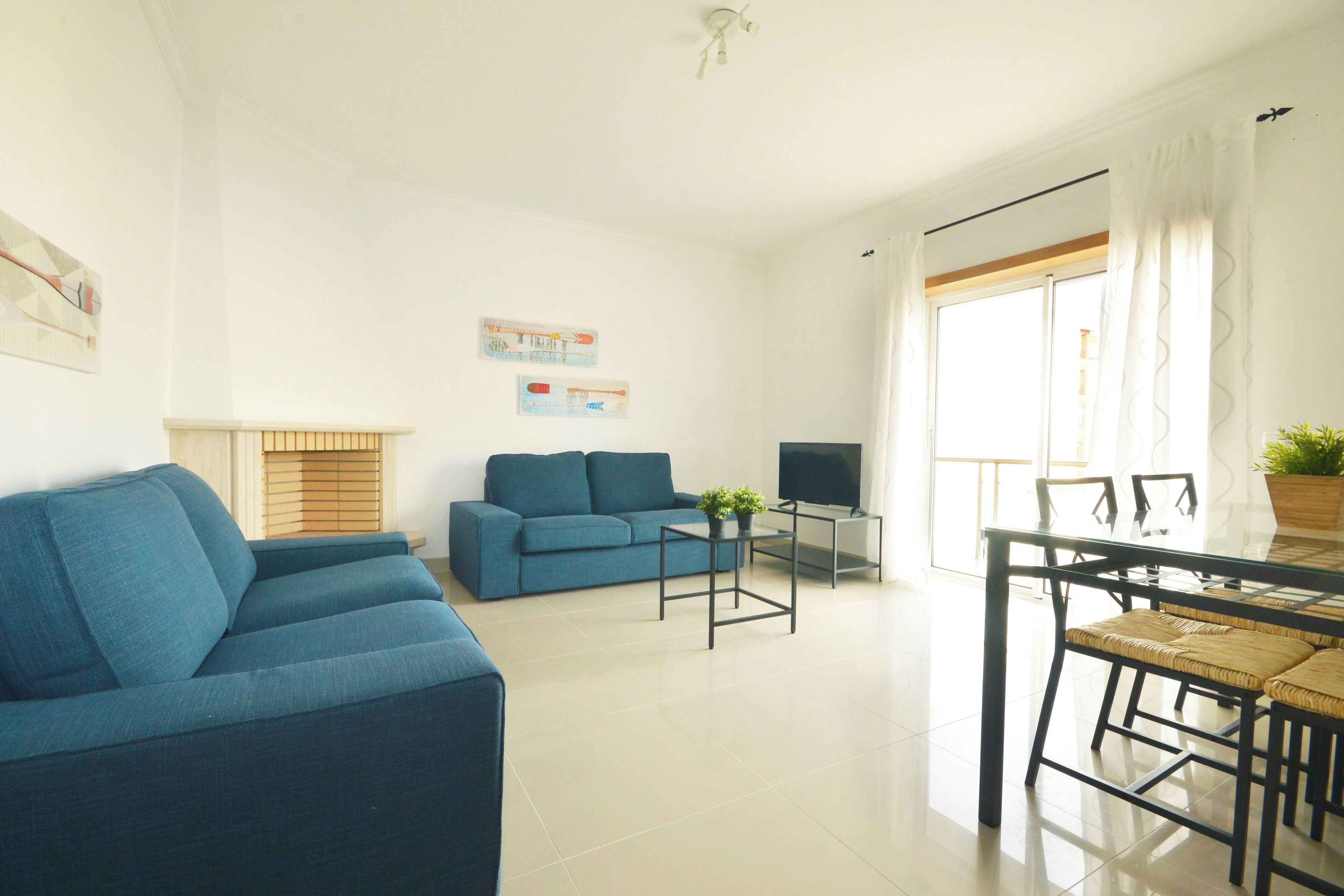 Deluxe Apartment, 2 Bedrooms, Kitchen | Living area | 40-cm flat-screen TV with digital channels, TV