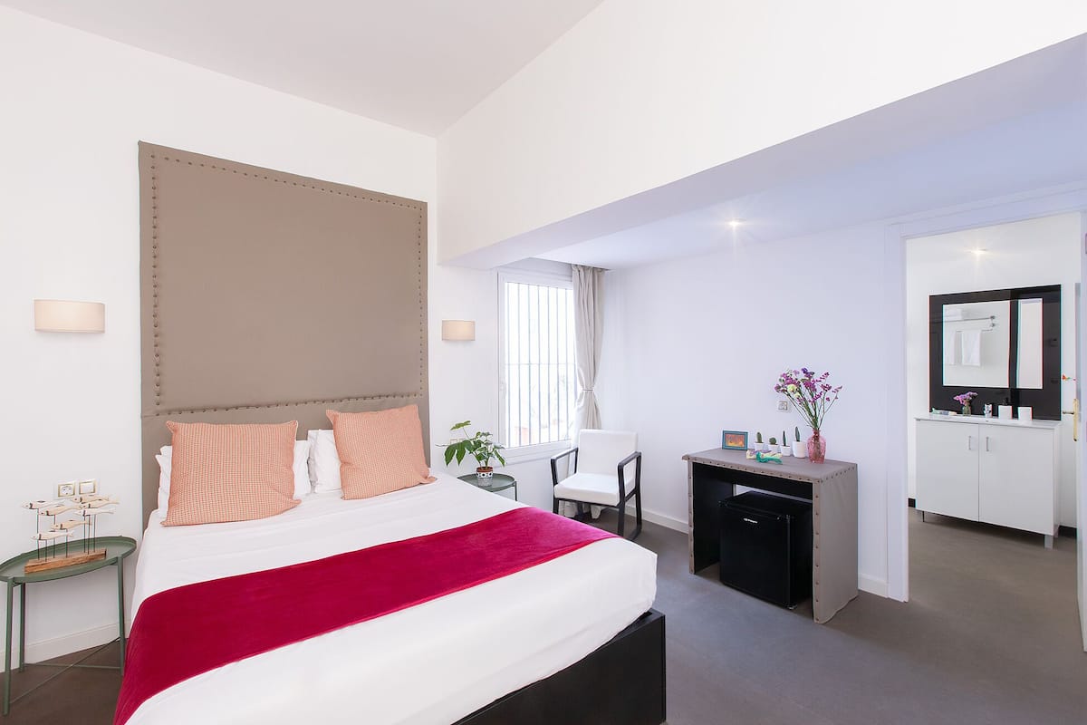 Large Double Room | Premium bedding, in-room safe, individually decorated, desk