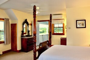 Room, 1 Queen Bed, Non Smoking, Partial Ocean View | 1 bedroom, iron/ironing board, free WiFi, bed sheets - Rose Farm Inn (Block Island)