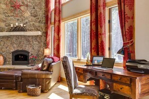 Businesscentrum in de kamer