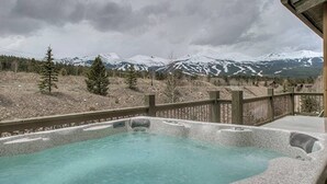 Outdoor spa tub - Vista Point Gathering - Hot Tub on Deck With Views (Breckenridge)