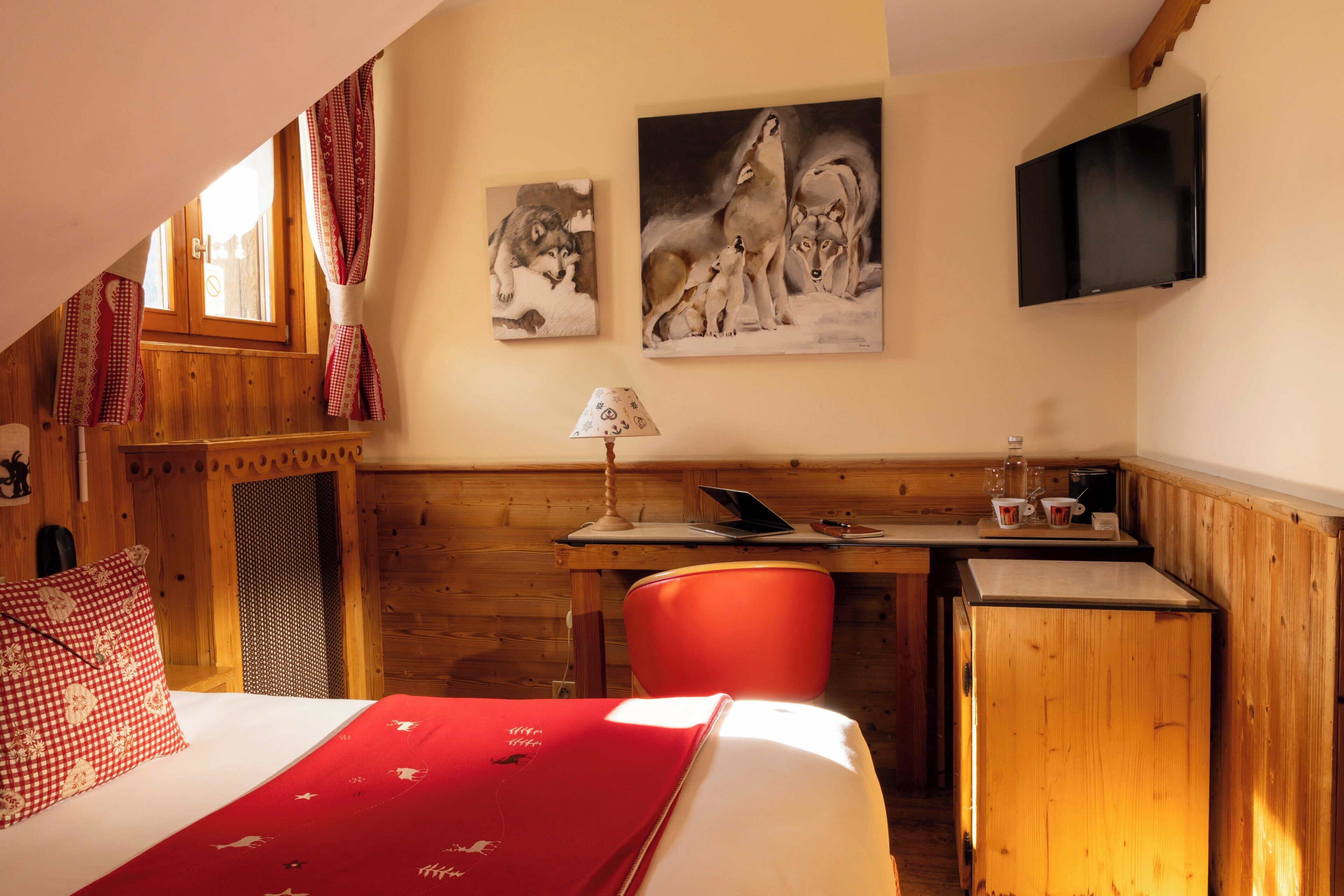 Standard-Doppel- oder -Zweibettzimmer, Bergblick