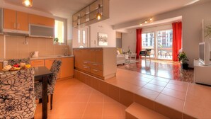 Luxury Apartment, 1 Bedroom, Terrace, Garden Area | In-room dining - Apartments City Center (Tivat)