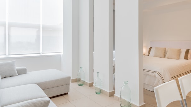 Comfort Apartment, 1 Queen Bed with Sofa bed | Living area | Flat-screen TV - Alameda Downtown Apartment 1204 (Mexico City)