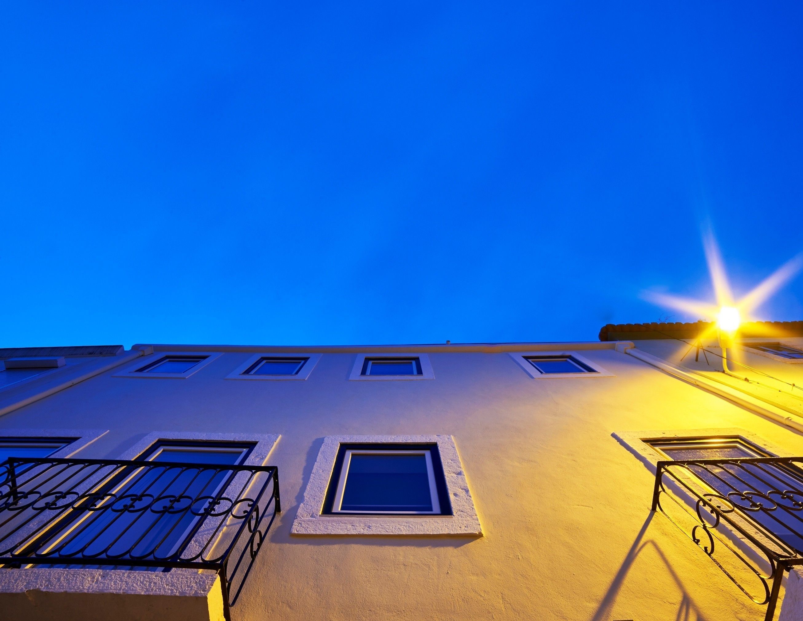 front of property – evening/night