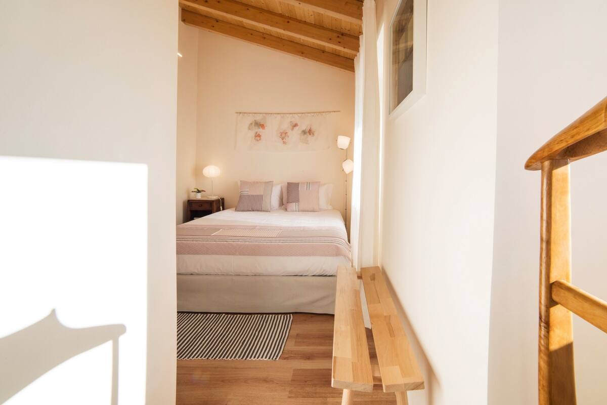 Leilighet, 1 soverom, terrasse | 1 soverom, italienske Frette-laken og sengetøy av topp kvalitet