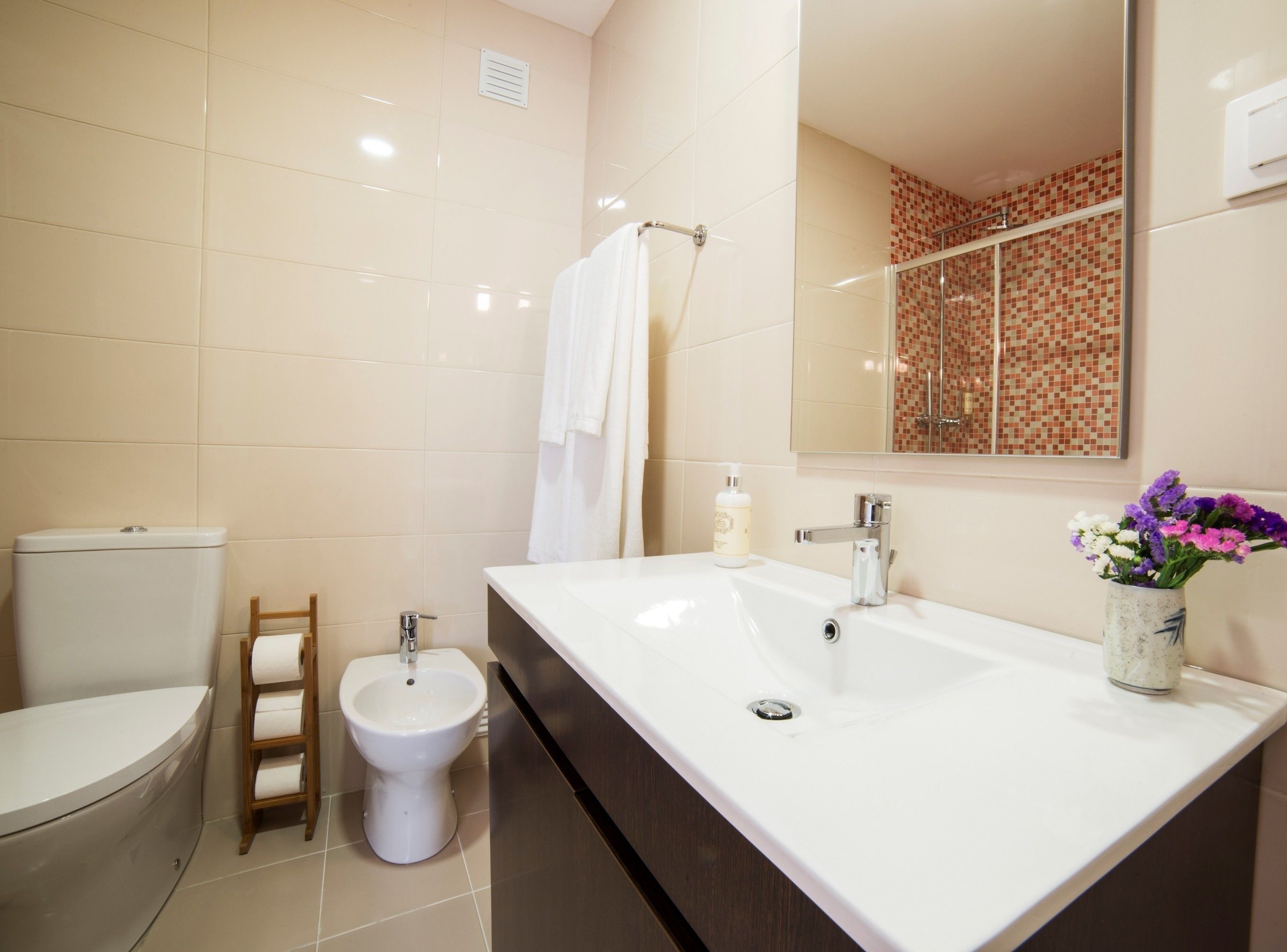 superior apartment, 1 bedroom | bathroom | shower, free toiletries, hair dryer, bidet