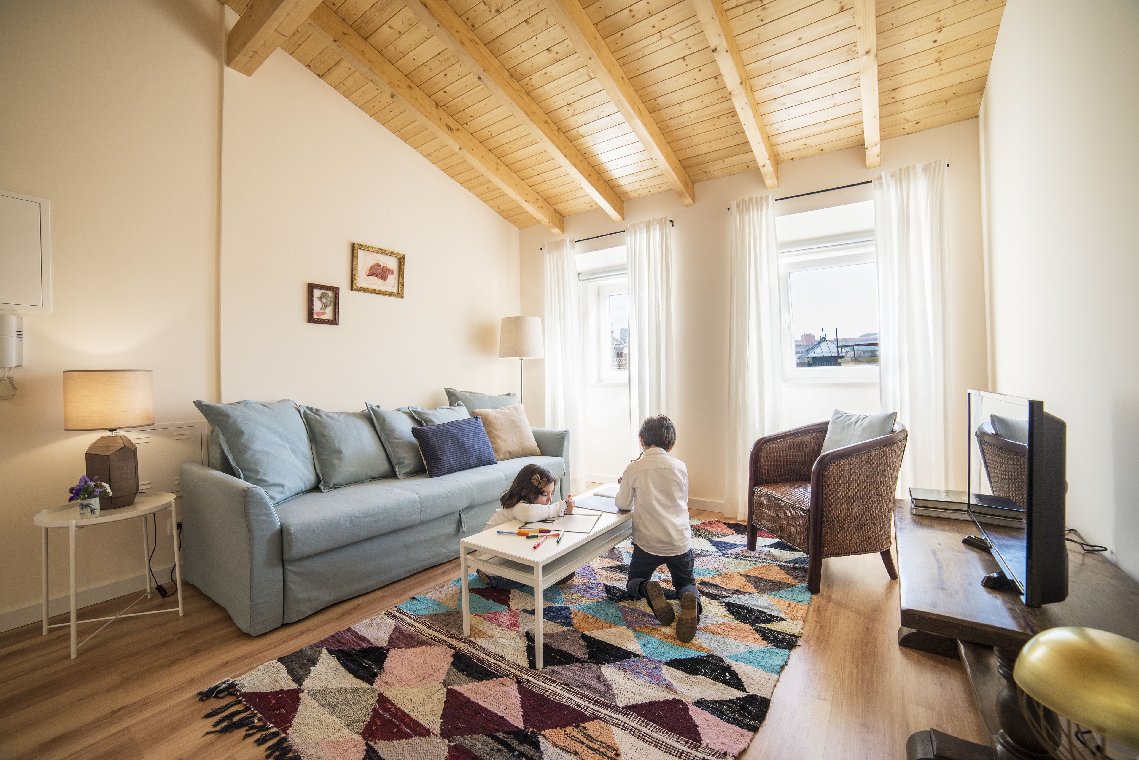 高級公寓, 1 間臥室 | 起居區 | 平面電視、玩具