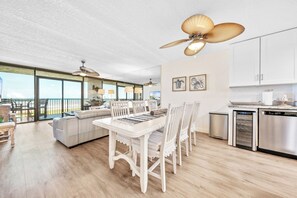 Interior - Updated direct oceanfront condo with large private balcony and a beachfront pool (New Smyrna Beach)