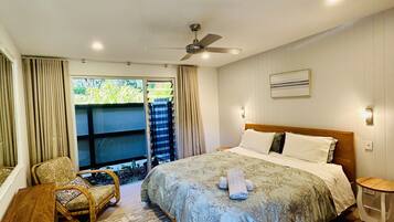 2 chambres, rideaux occultants, fer et planche à repasser, lit parapluie