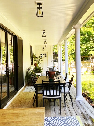 3500 SF Original School transformed into an artful, gorgeous village home, yard