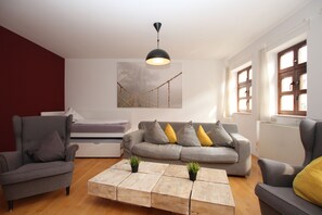 Living room - DRUSCHBA Boutique Apartment (Leipzig)