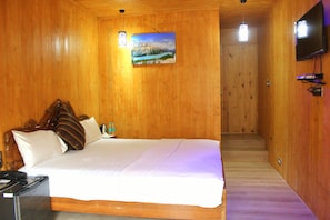 Chambre Double Luxe | Literie de qualité supérieure, minibar, bureau