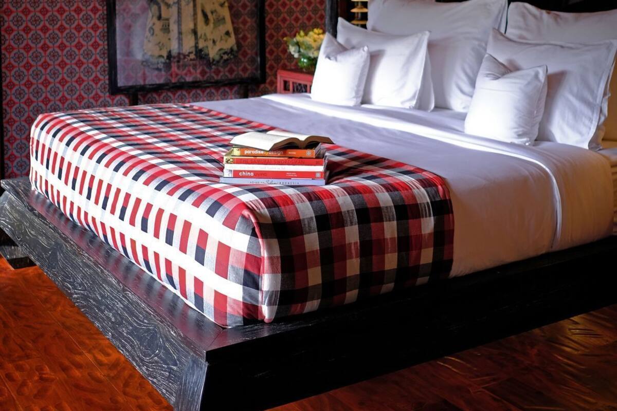 Hypo-allergenic bedding, free minibar items, in-room safe