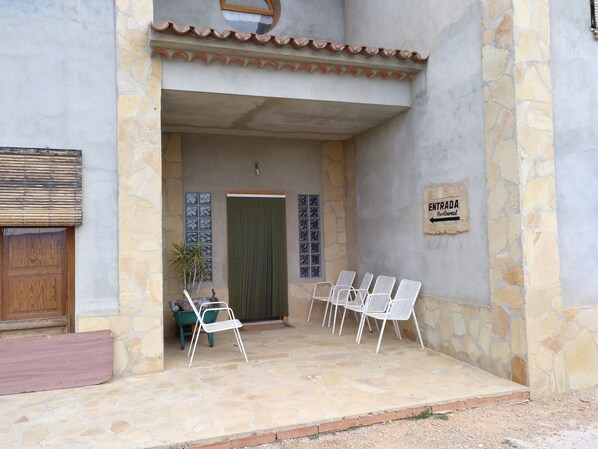 Entrada de la propiedad