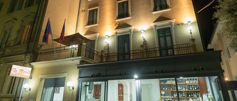 Front of property – evening/night