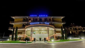 Front of property – evening/night