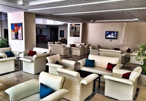 Sala de estar en el lobby