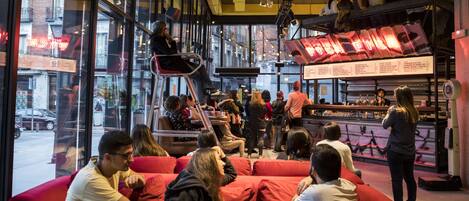 Sala de estar en el lobby