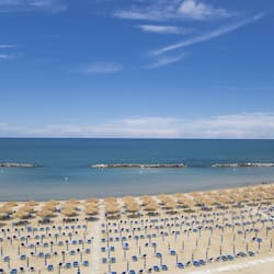 Private beach
