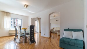 Family Apartment, 3 Bedrooms | Living area - SMS Apartments (Budva)