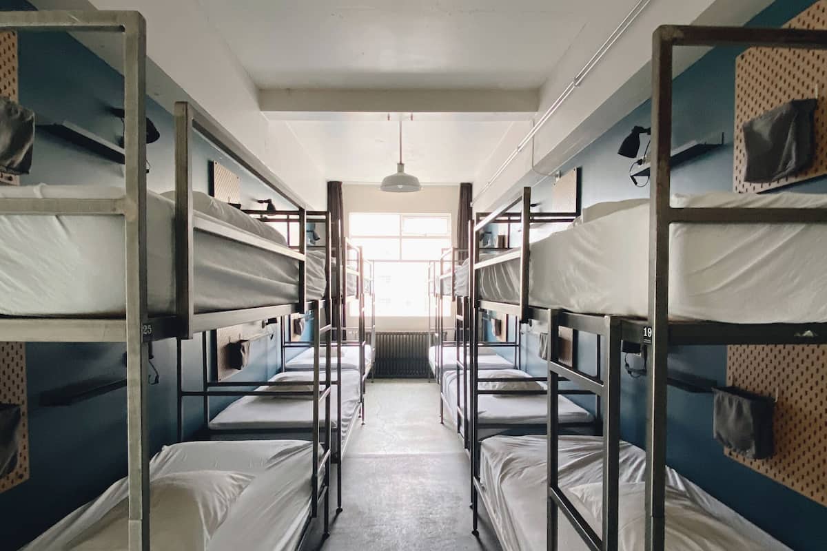Shared 42-bed Dormitory, Mixed Dorm, Shared Bathroom | Blackout drapes, WiFi (free), individually decorated