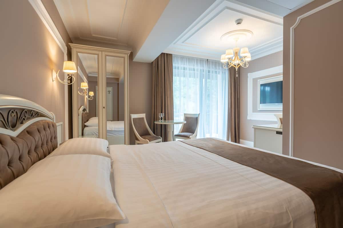 standard double room, 1 queen bed | minibar, iron/ironing board, free wifi, bed sheets