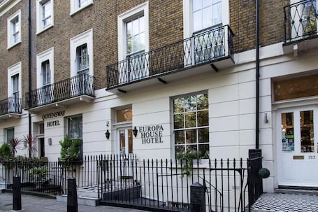 Front of property. Europa House Hotel